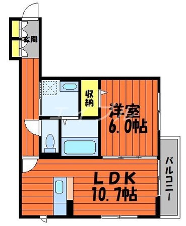 アルエットロアンの物件間取画像